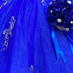 Royal Blue Quinceañera Dress