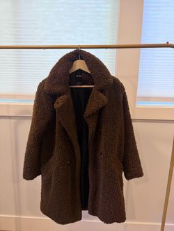 Me Jane brown teddy coat