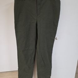 Green Gloria Vanderbilt Trousers 