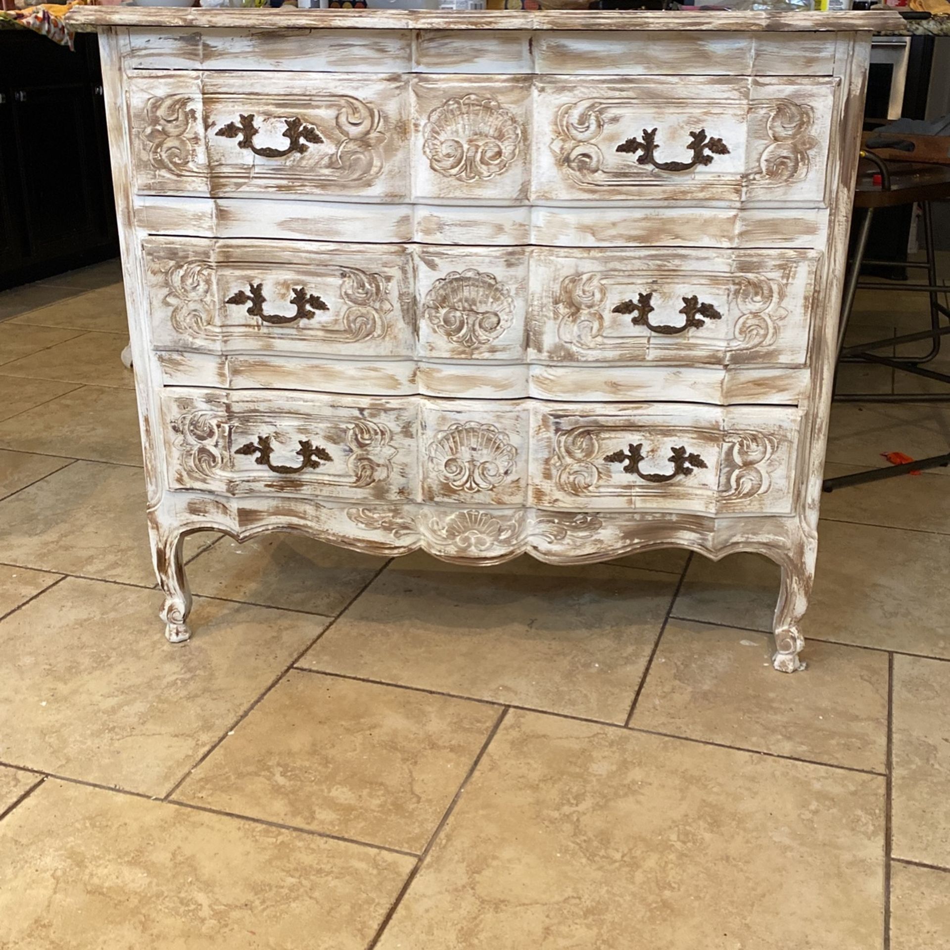 Antique Solid Wood Dresser  