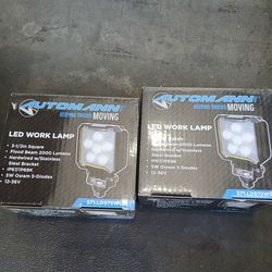 And a half inch pod lights , brand new