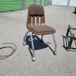 Vintage Chair On Wheels