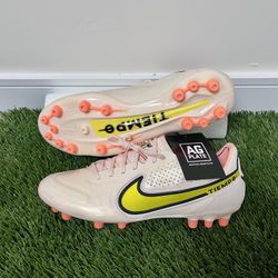 Nike Tiempo Legend 9 Elite AG Pro Guava Ice Soccer Cleats DB0824-801 Mens Sz 8.5