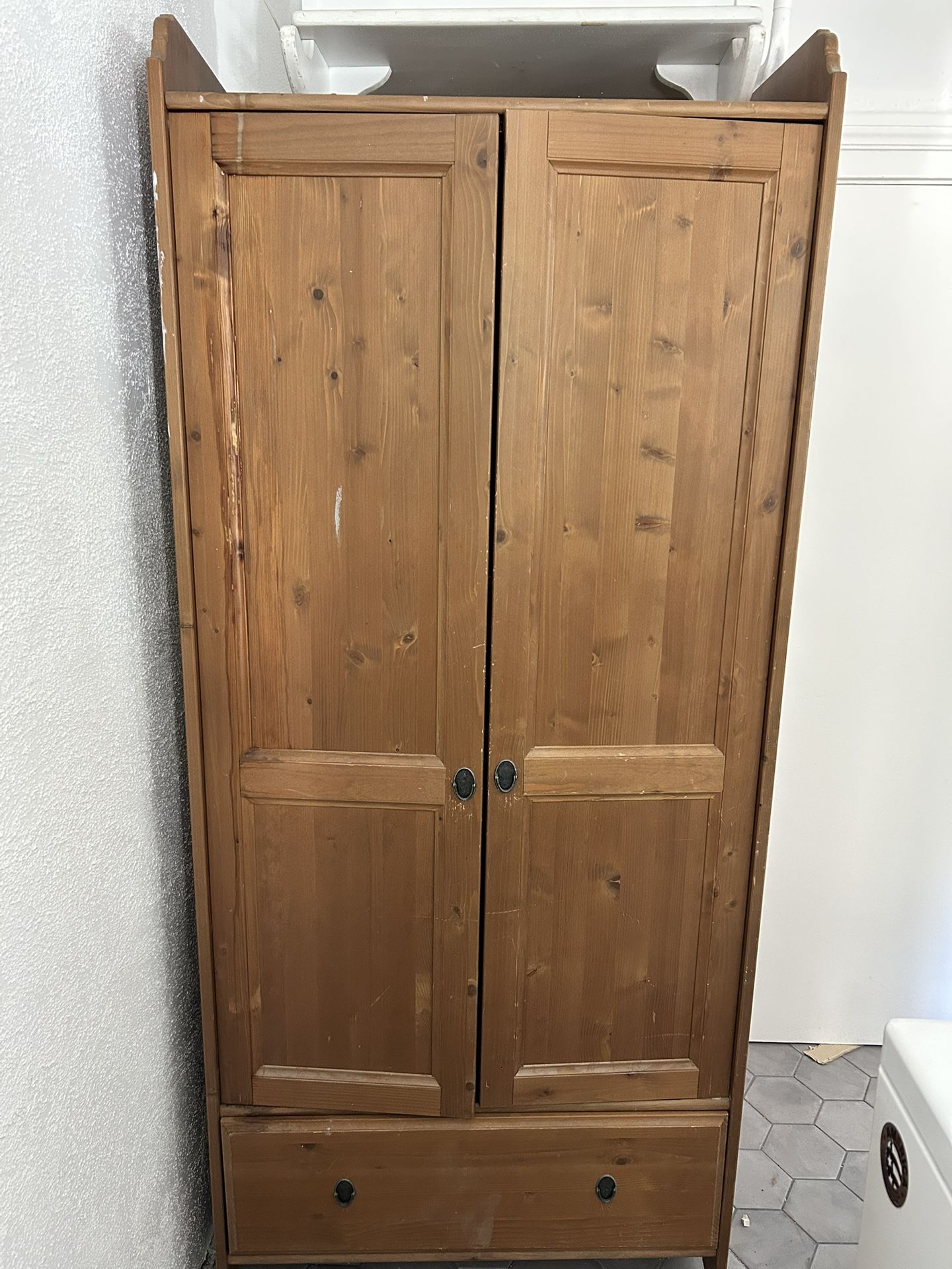Antique Pine Armoire