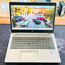 HP Zbook 14U G6 i5-8265u 1.8Ghz 8GB 256GB Radeon Pro Wx3200 4GB-VRAM Video-photo Editing