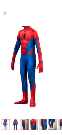 JAZWARES Kids Spider-Man Halloween  costume jumpsuit size large kids