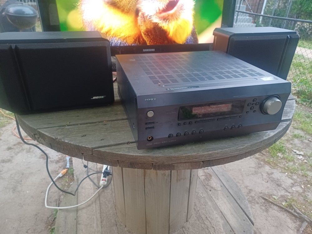 INTEGRA DTR-4.6 HOME THEATER RECEIVER AND BOSE 201 IV SPEAKERS $350 FINAL PRICE