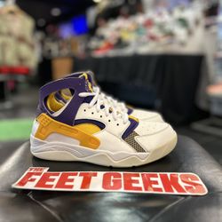 Nike Air Flight Huarache Lakers Size 8 Men Shoes 2015