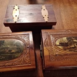 Cedar Boxes Hope Chest Sales Samples Vintage