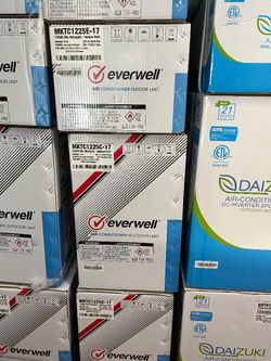 Everwell 12000 BTU 17 Seer Mini Split Air Conditioners with Cool and Heat 5 Year Warranty