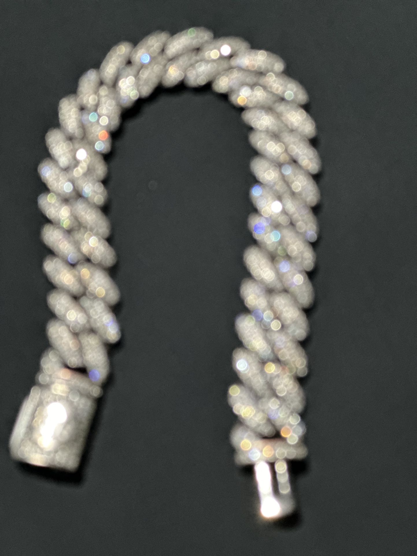 Iced Out Moissanite Bracelet
