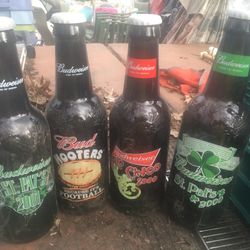 Nice set of 18 inch collectors bottles all for only $25