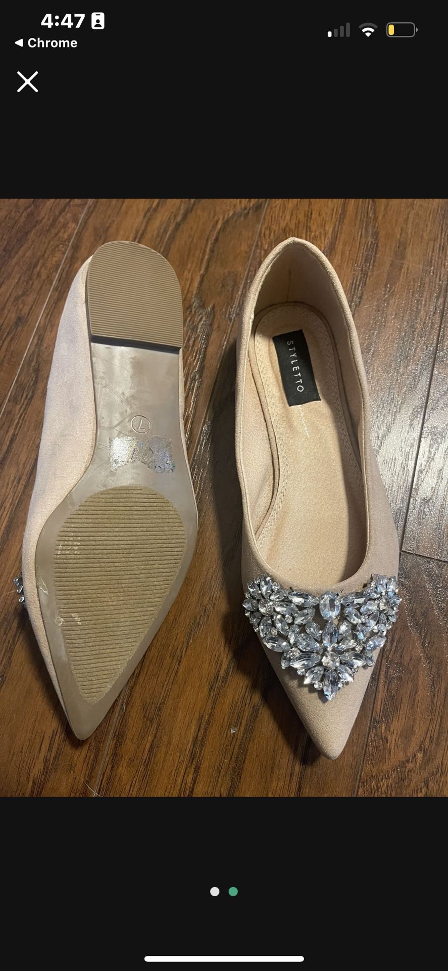 Flats Shoes Champagne 7