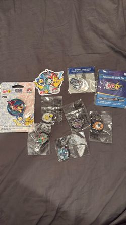 Pokémon XP San Francisco 2026 Pin Rally Exclusive Pins & Keychain Lot