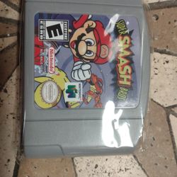 Brand New Nintendo 64 Super Smash Brothers Reproduction Game