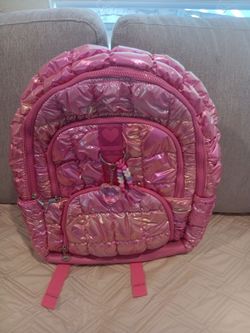 Pink back pack