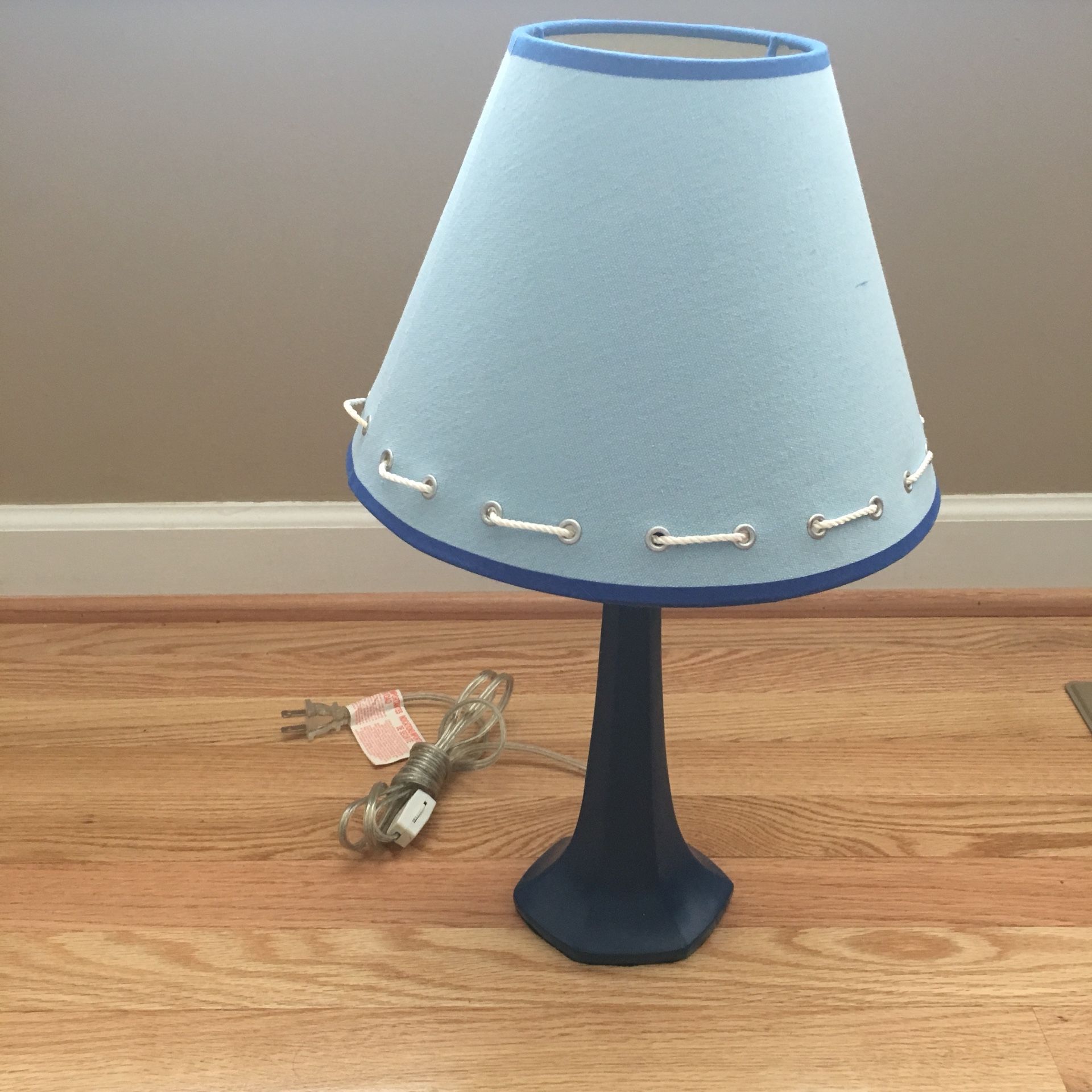 Blue Nautical style lamp