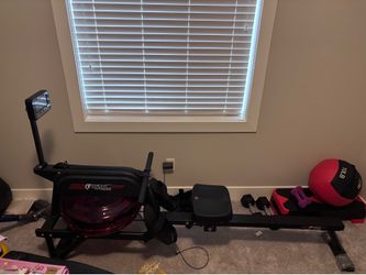 Circuit Fitness Water Rowing Machine 300 lb. Max. Capacity AMZ-167RW