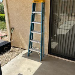 6’ Werner Fiberglass Ladder