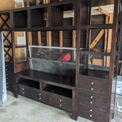 Large Entertainment Center and  TV Stand