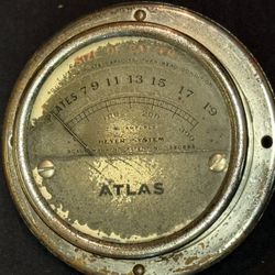 Vintage Atlas Heyer Gauge Battery Cell Tester 1931 Hot Rod Rat Rod