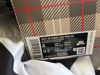Nike SB Dunk Low PRM QS Black Parachute Beige