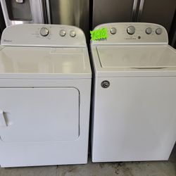 Set Whirlpool Washer And Electric Dryer Used 