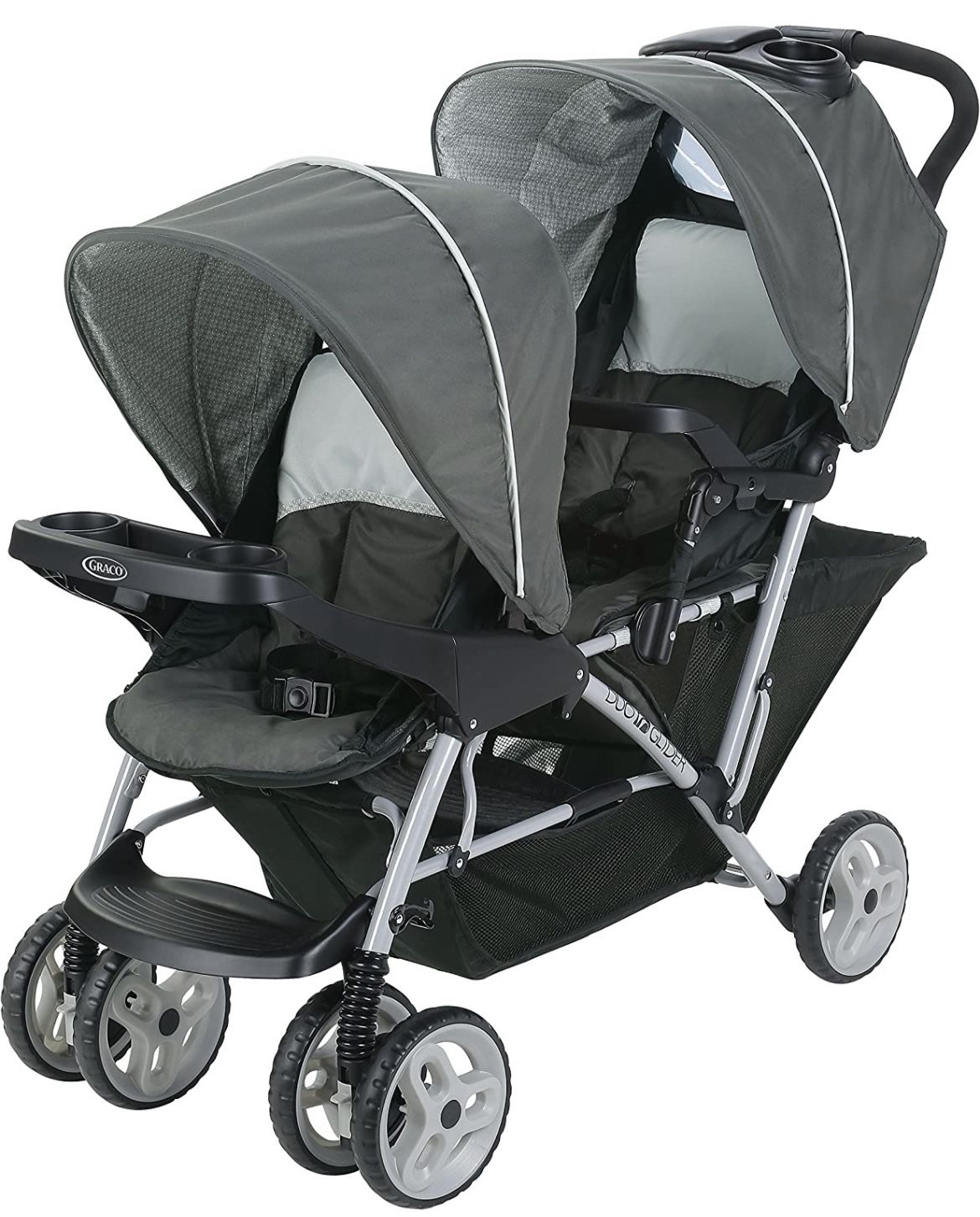 Graco DuoGlider Double Stroller | Lightweight Double Stroller with Tandem Seating