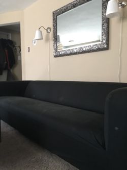 IKEA Klippan 4 sofa (black) for Sale in Pittsburgh, PA