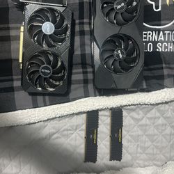 Graphic cards and or ram for sale