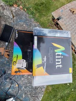 Tint airbrush gun and air compressor