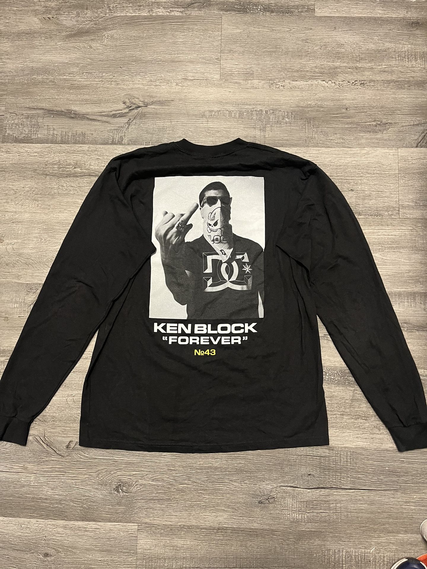 DC Ken Block 43 Shirt Mens Size L Monster Energy Ford Racing Long Sleeve Y2K