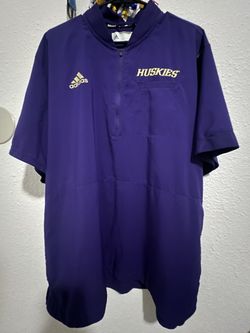 Men’s Washington Huskies Football half zip Jacket