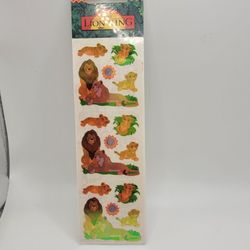 Vintage NOS Sandylion Mother Of Pearl Lion King Stickers Baby Simba