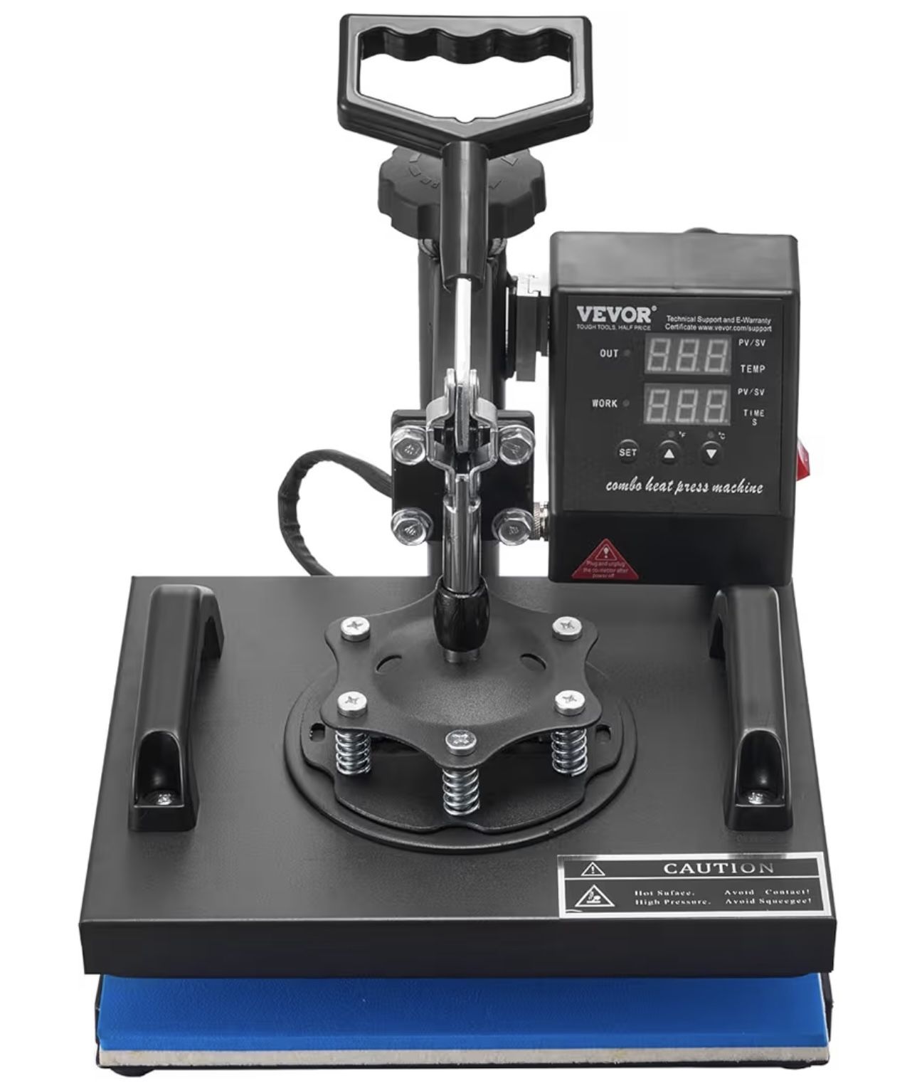 VEVOR Heat Press, 12x10Inch T-Shirt Press And Mini Heat Press