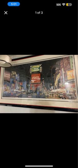 Framed Times Square New York City Print