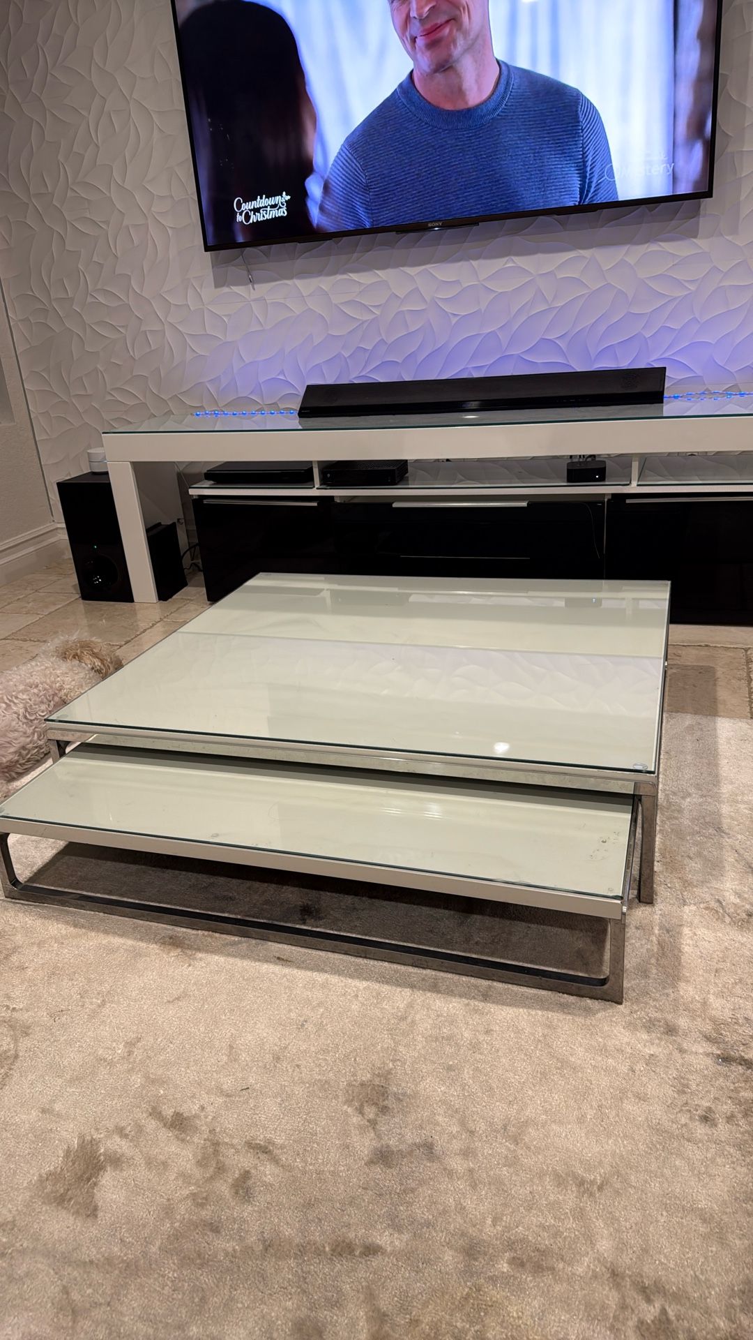 TV Console Unit And Nesting Tables