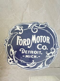 Vintage Ford Motor Co. Sign