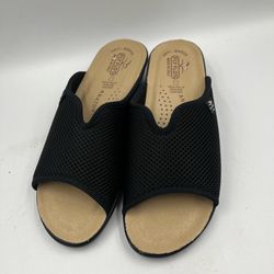 NEW Fly Flot Anatomic Anti-Shock Mesh Mule Clog Women’s Size 9  Black NWOB