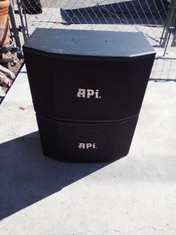 2 API 450 Watt Speaker Model : K-900