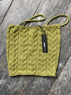 Fashion Nova Cable Knit Crop Top