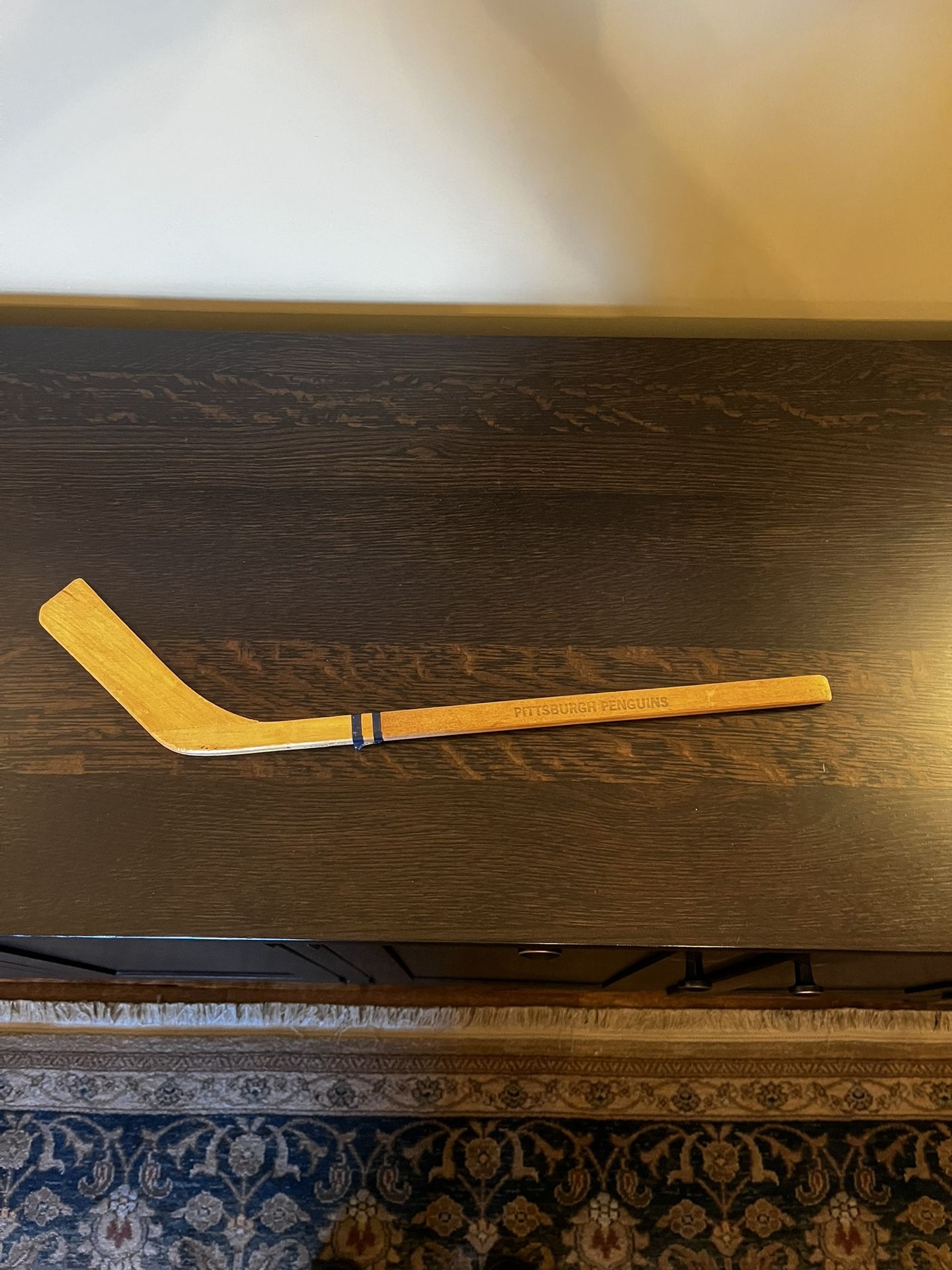 Vintage Souvenir Mini Hockey Stick Pittsburgh Penguins Sports