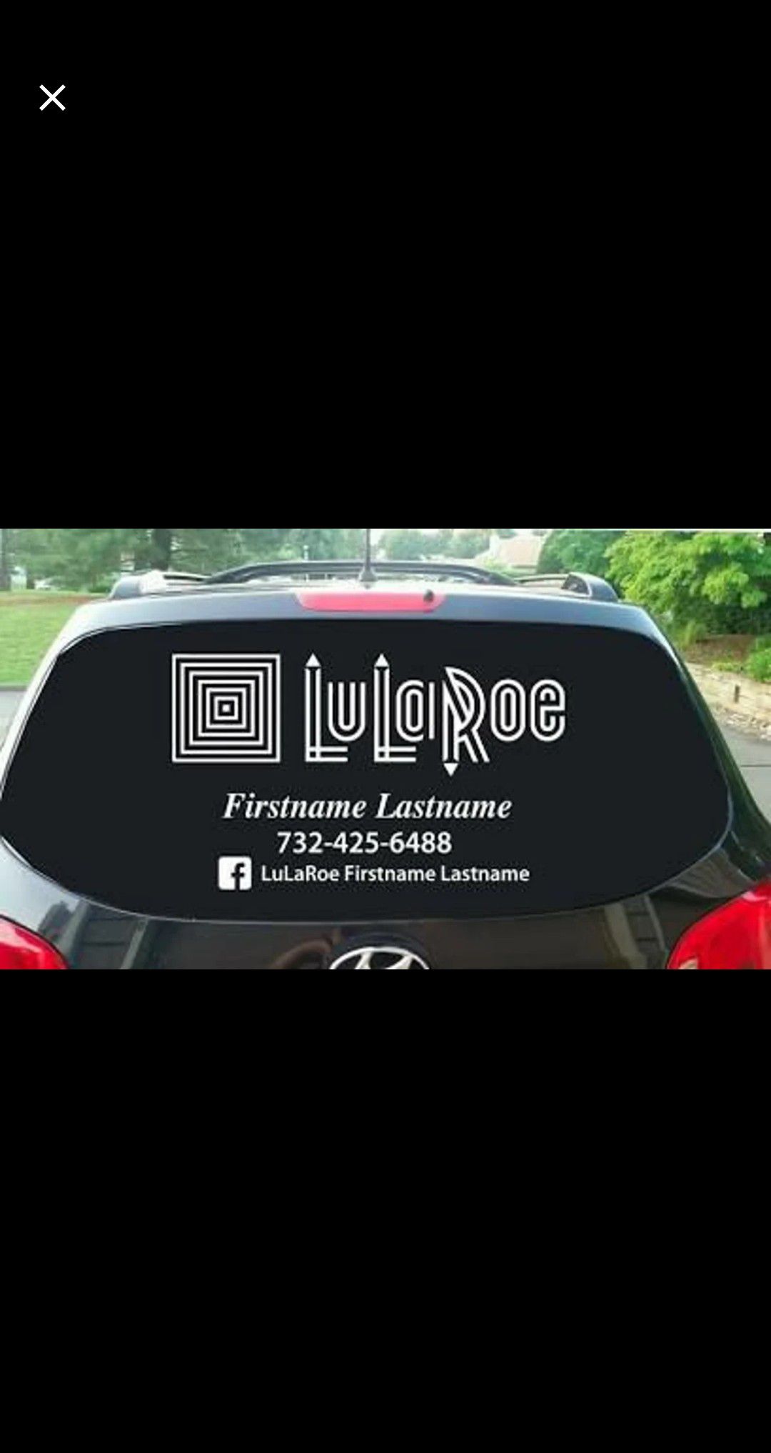 Lalarue business decal sticker for consultants and sellers also have scentsy ones too