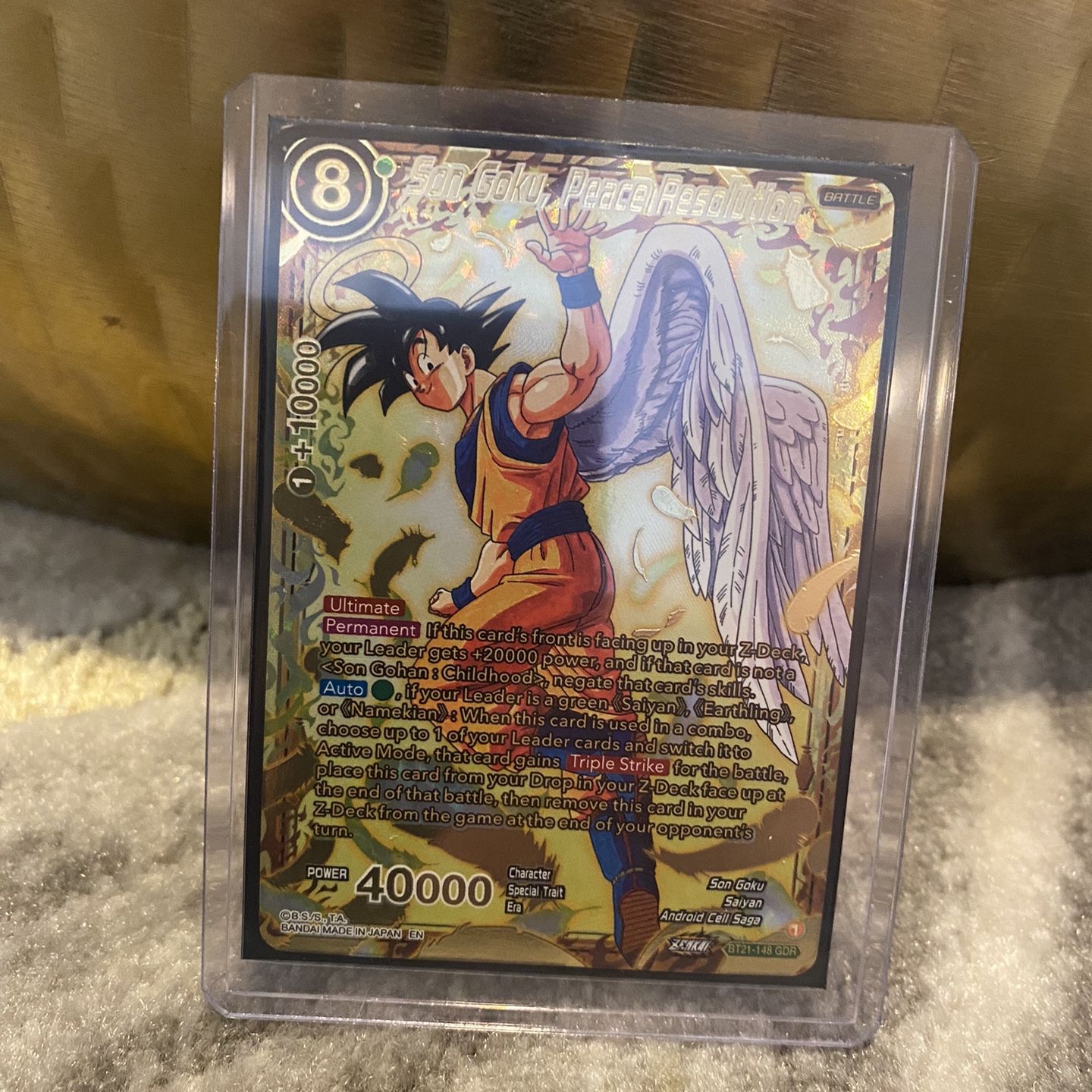 ドラゴンボールカード BGS9.5 Son Goku Peace Resolution dbs_BT21-148SCR.jpg