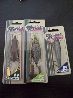 Teckel Fishing Lures Set of 3