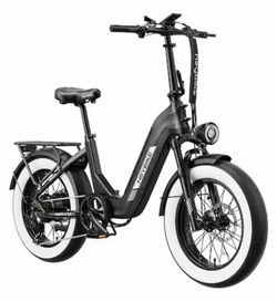 Heybike - Ranger S 2.0 - Foldable Step-Thru Fat-Tire 750W Ebike, Hydraulic Disc Brakes, 55 Miles Max Range, 28MPH - UL Certified