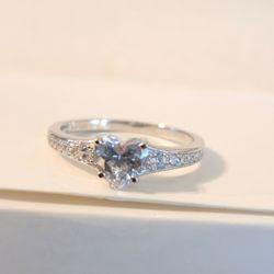 Size 10  sterling silver 925 promise ring