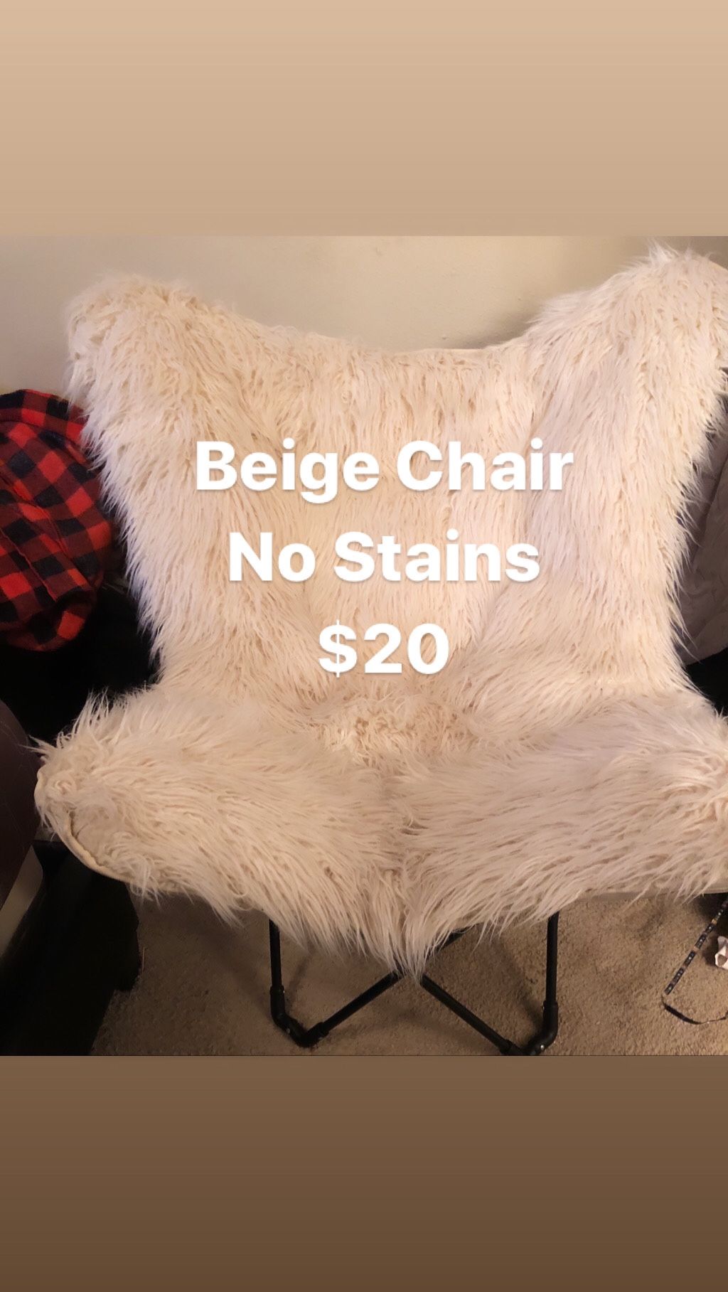 Fur chair