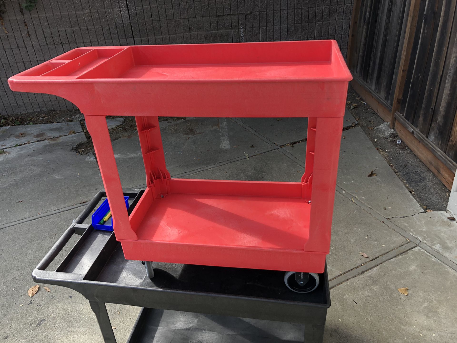 Red Utility cart 40x18x33”