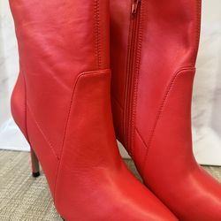 Red Booties By Charles David